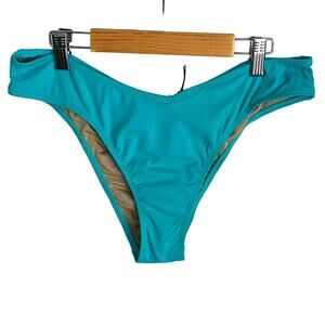 NEW WeWoreWhat Bikini Bottom in Green Size L